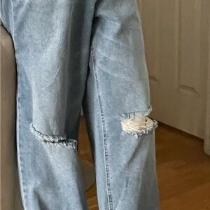 Jessica Simpson Boot Cut Butto Fly Ripped Jeansns